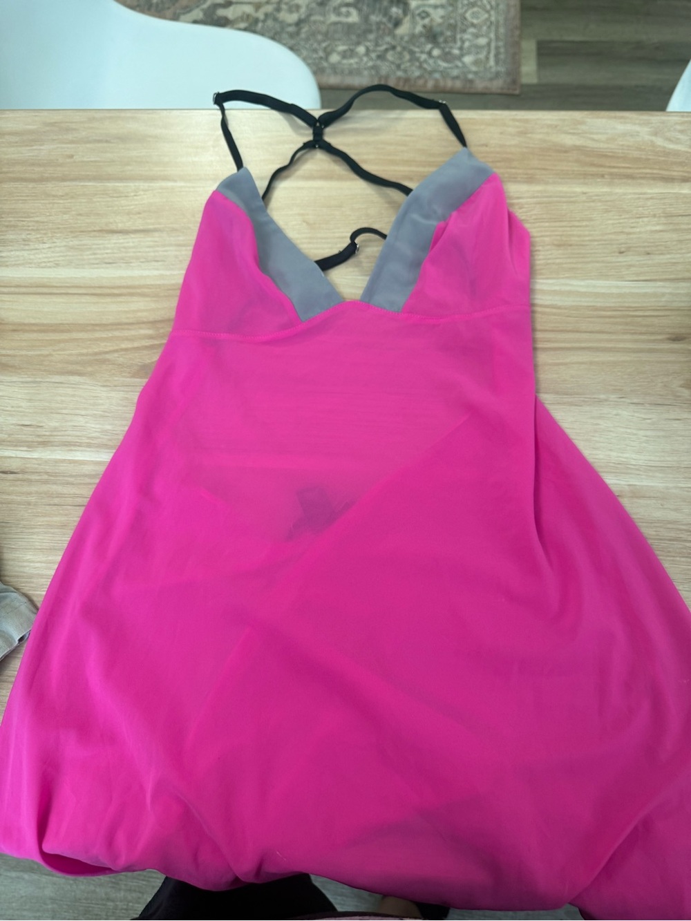 Victoria's Secret Hot Pink Cami with Black Trim